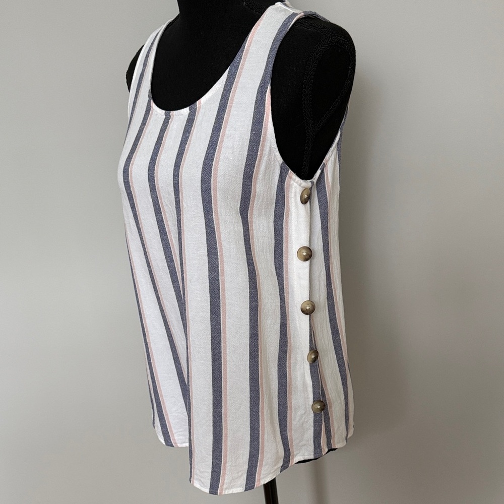 Linen Tank Top - Picture 2 of 8